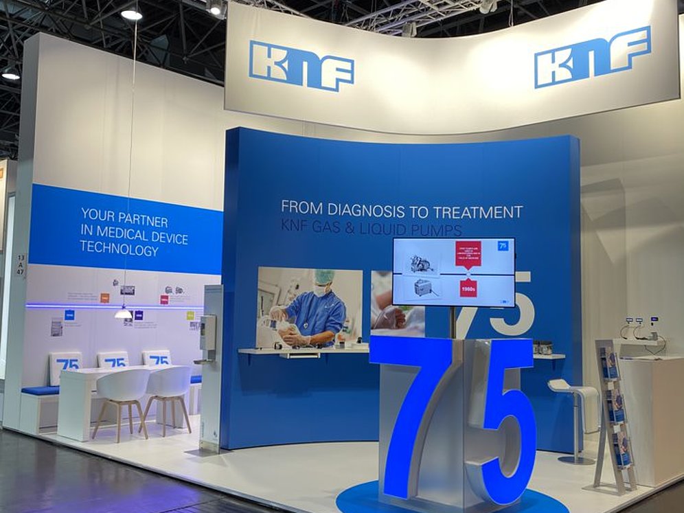 At Compamed 2022, KNF will the latest pumps and systems for the medical industry.