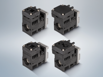 Vier nieuwe compacte KNF pompseries maken gebruik van de innovatieve DC-BI motortechnologie.