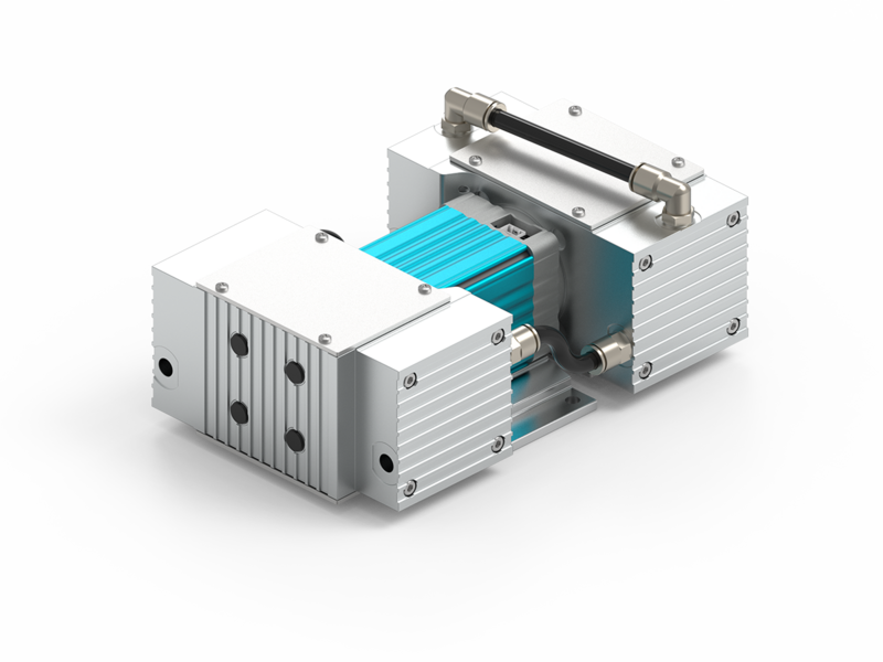 The N 813 series vacuum pump from KNF has been customized to meet Piller’s specific needs, enabling kinetic energy to be provided without friction losses. 