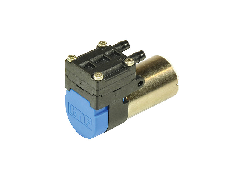 Avec 24,2 mm, la NMP 03 est l'une des plus petites micro-pompes d'alimentation en gaz.