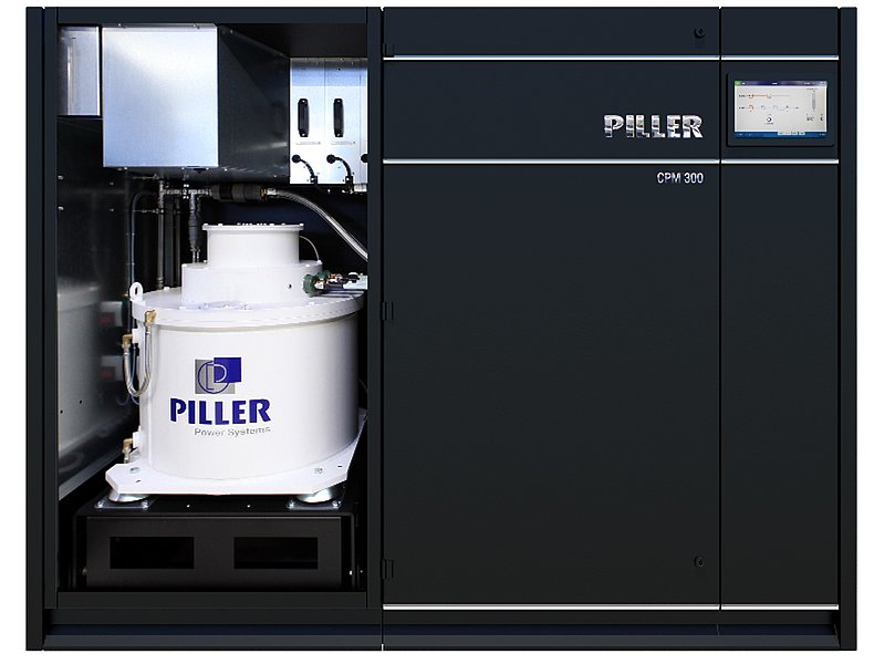 Kinetischer Energiespeicher POWERBRIDGE PB6+ in einem Piller CPM 300 USV-System. Bildnachweis: © Piller Power Group GmbH