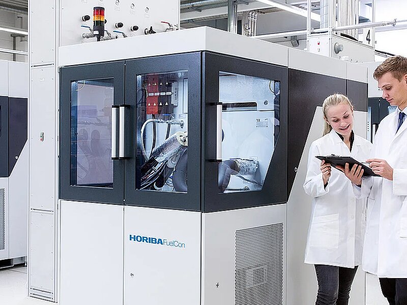 HORIBA FuelCon entwickelt und produziert Prüfstände für alle Elektrolyse-Verfahren. Bildnachweis: © HORIBA FuelCon GmbH