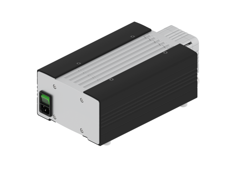 The requirements of particularly vibration-sensitive systems are met by the N 952 as a standalone version with a separate power switch.