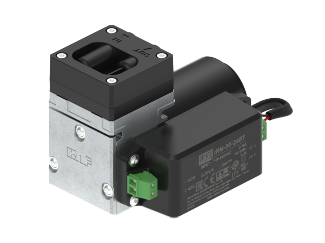 N 96 with PPS pump head and AC/DC converter: max. 8.5 l/min | 2.5 bar rel. | 100 mbar abs.