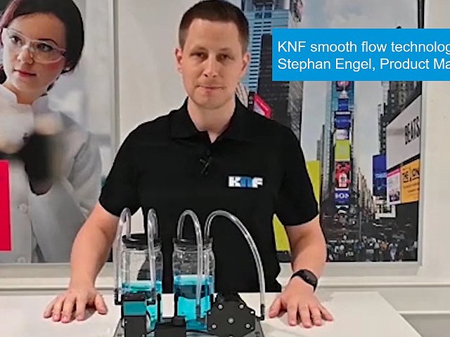 KNF Smooth Flow Technologie erklärt von Stephan Engel, Produktmanager