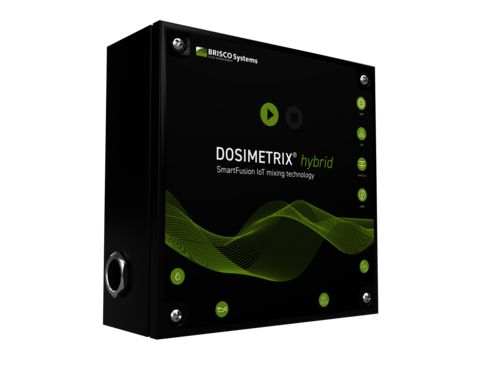 The Dosimetrix® hybrid from BRISCO Systems is an automated and intelligent cooling lubrication system that provides constant and precise mixing and dosing of cooling lubricants used in metalworking machinery.
